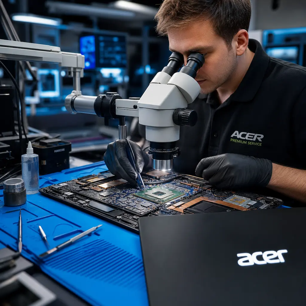 Замена видеокарты ноутбука Acer в Коломне
