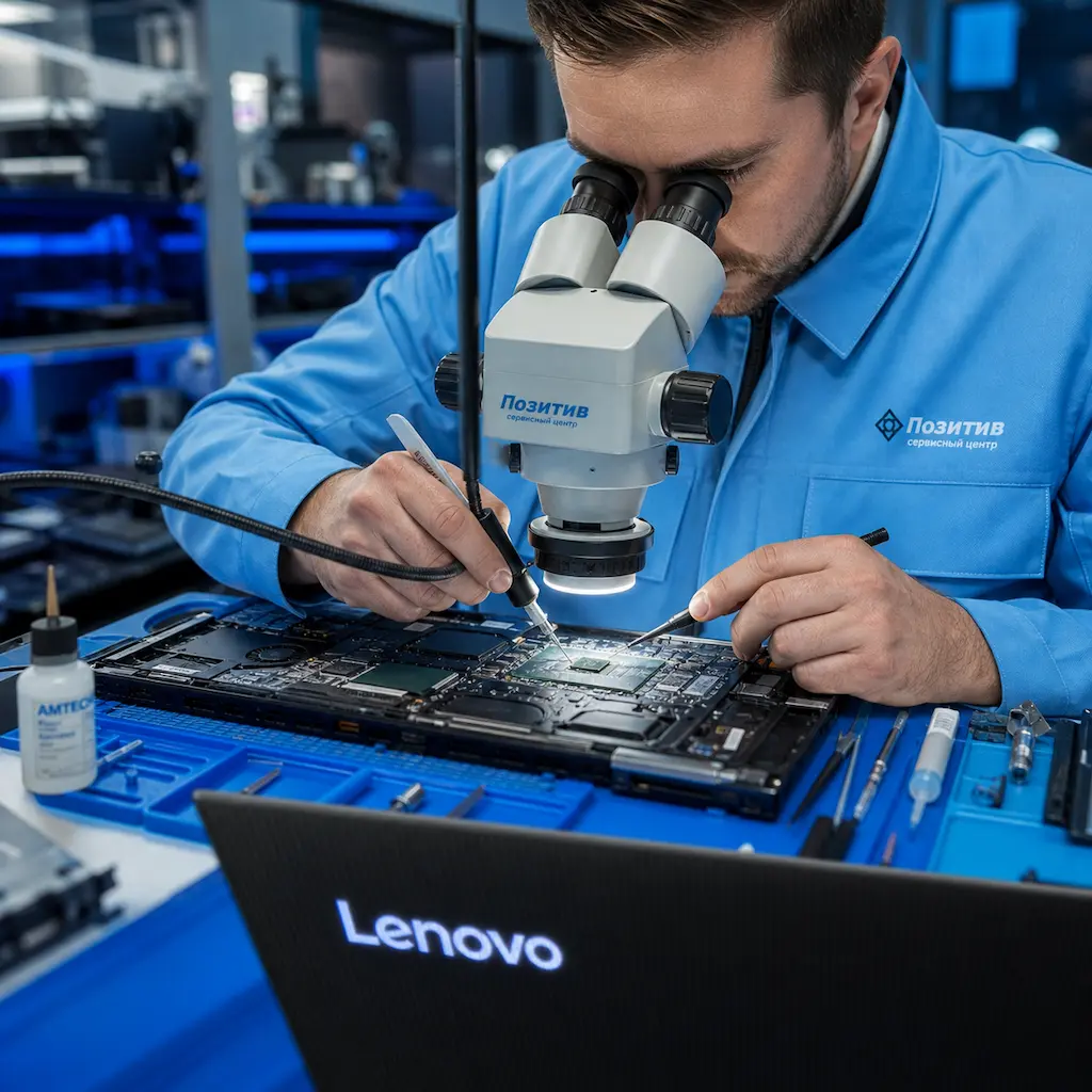 Замена видеокарты ноутбука Lenovo в Коломне