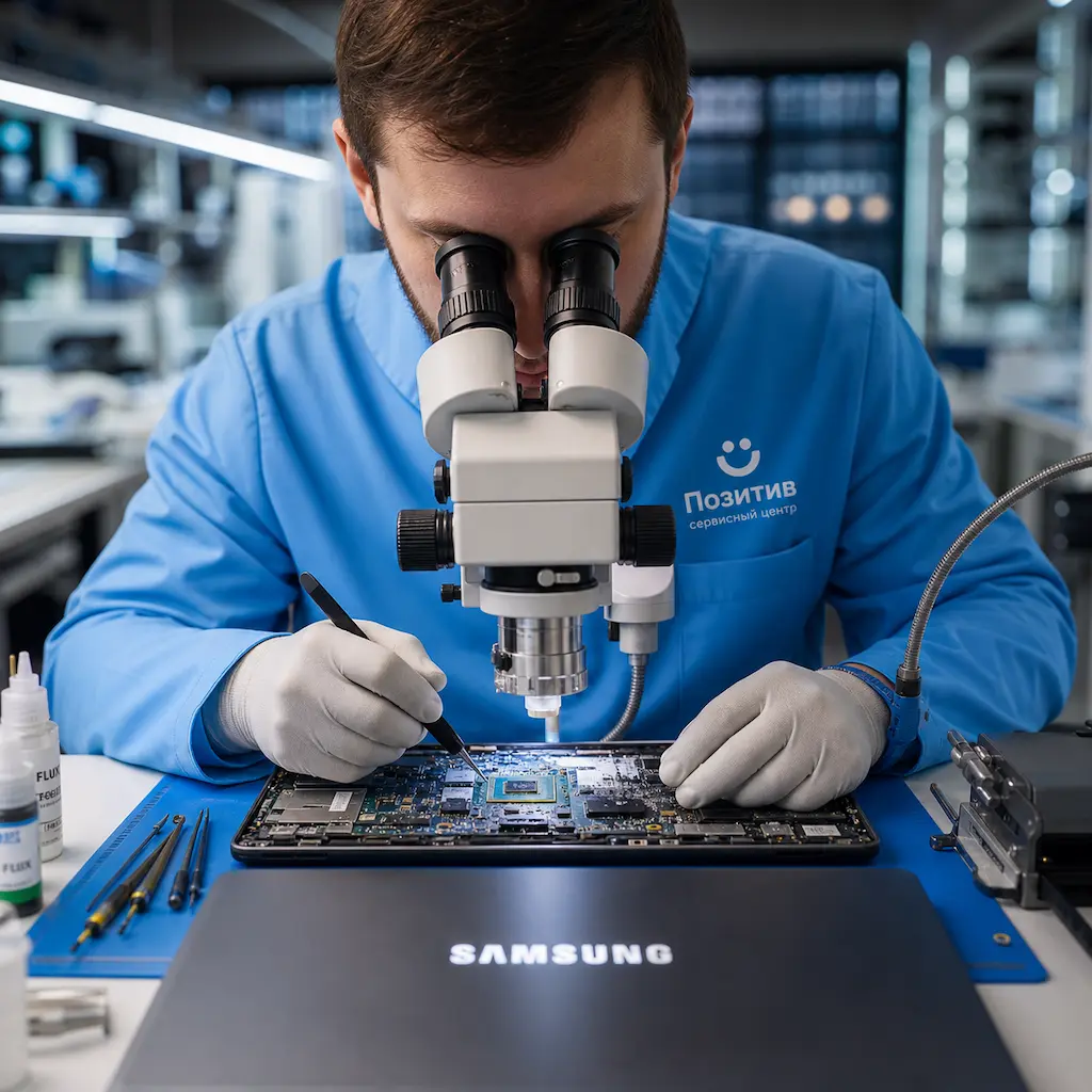 Замена видеокарты ноутбука Samsung в Коломне