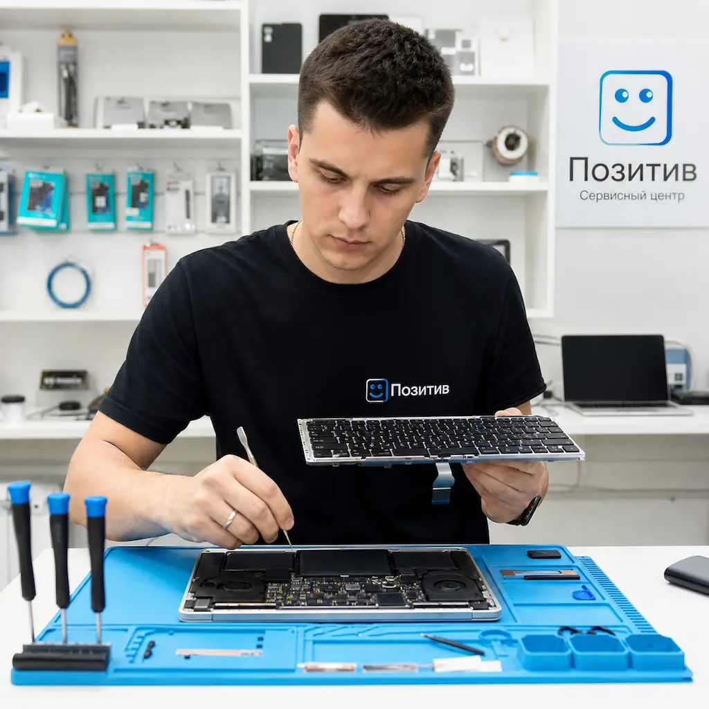 заменить клавиатуру на Apple Macbook в Коломне
