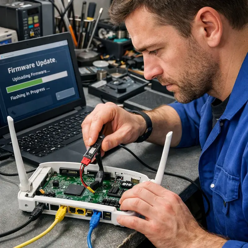 Обновление прошивки роутера в Коломне