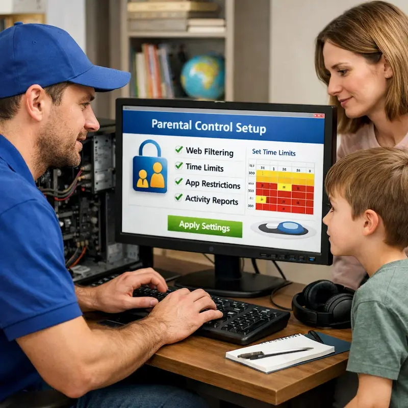 установка родительского контроля в Коломне