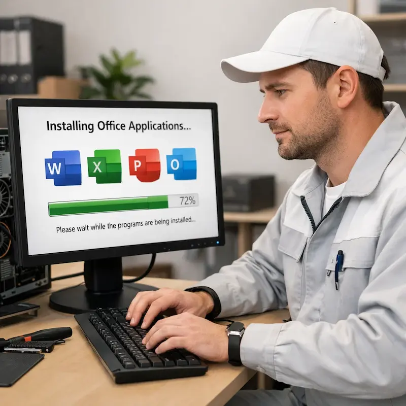 установка офисных программ на компьютер в Коломне