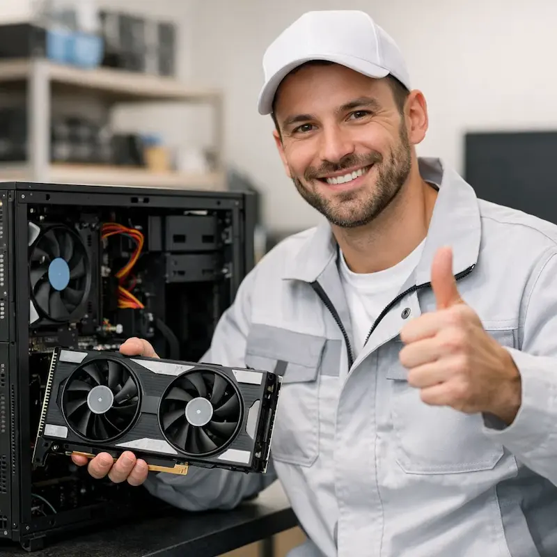 установка видеокарты на ПК в Коломне