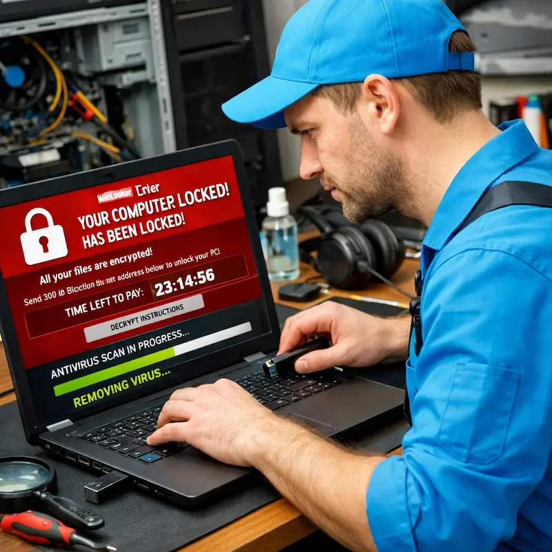 Удалить винлокер в Коломне